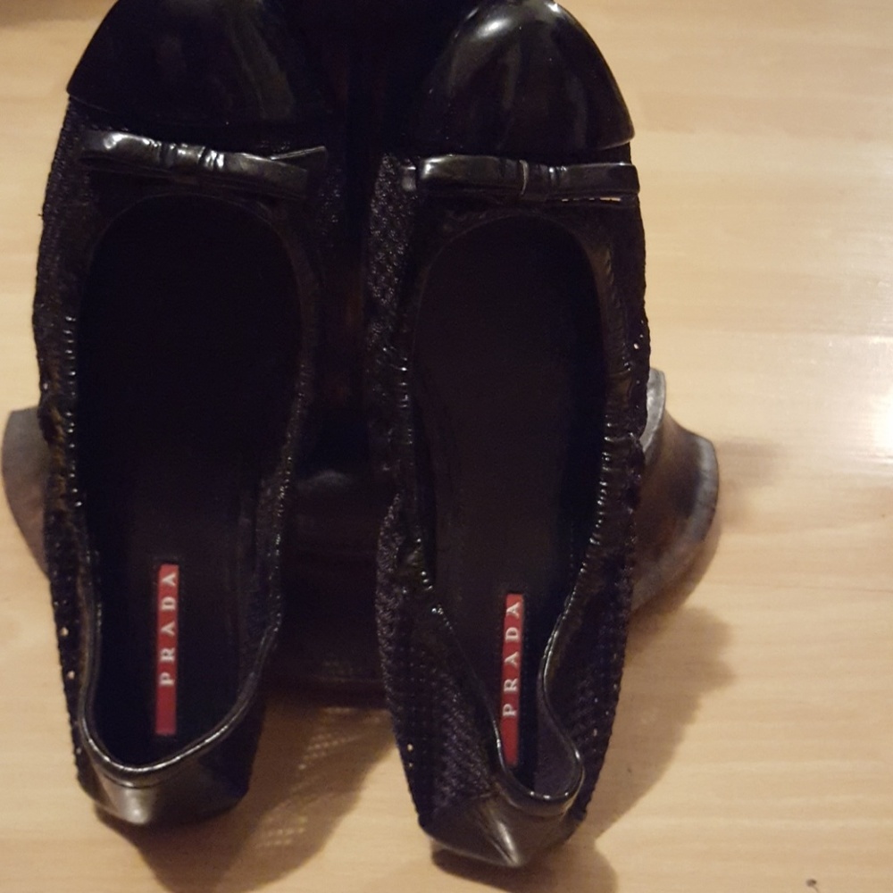 Prada flexible flats.